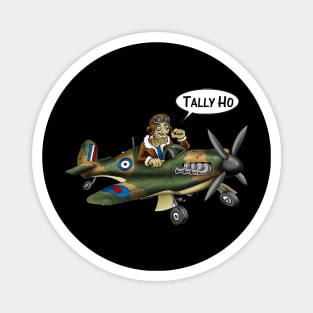 Spitfire Tally Ho Commander Magnet